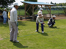 高齢者ゲートボール大会の様子1