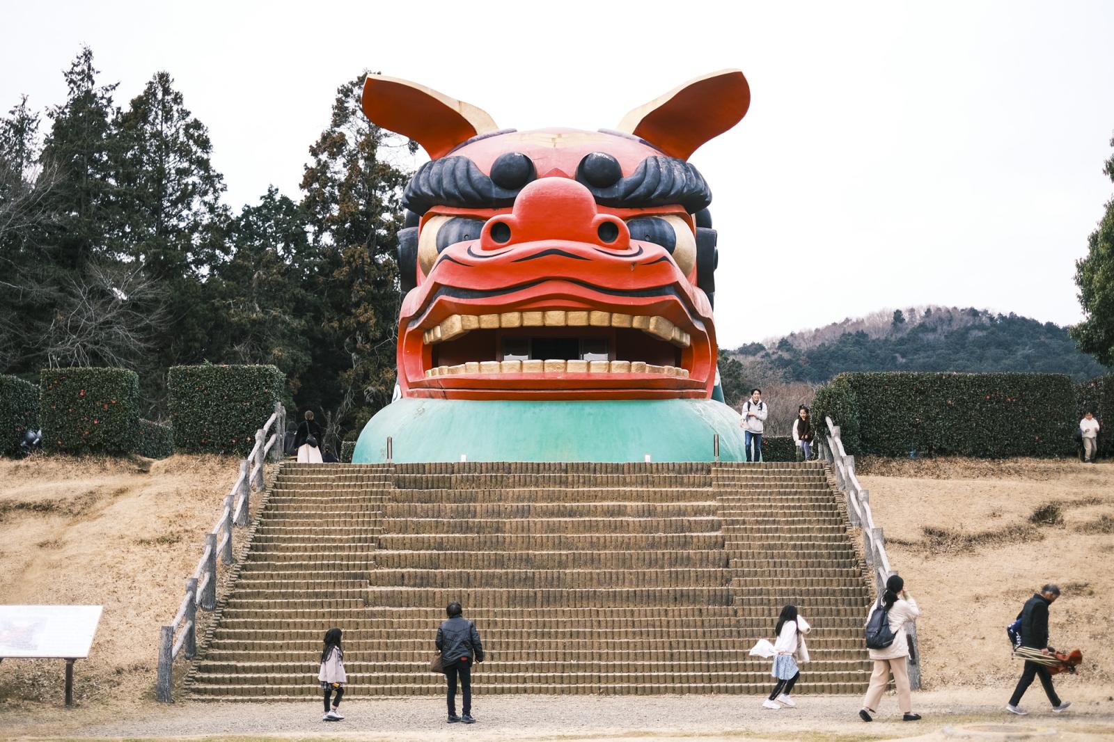 獅子頭（展望台）・常陸風土記の丘